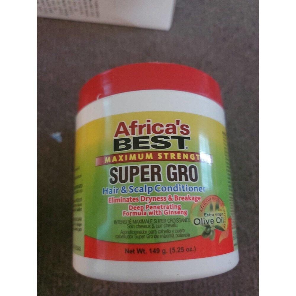 Africa's Best Super Gro Moisturizing Maximum Strength Hair & Scalp Daily Conditi